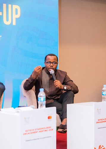 Vivens Uwizeyimana, Founder and CEO of Competence by Jobra, during the panel discussions